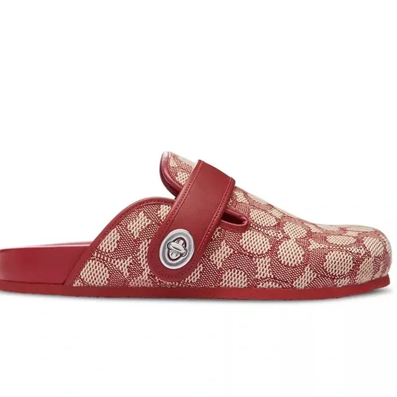 COACH- Blake Clog In Signature Textile Jacquard - Picture 2 of 7